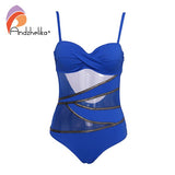 Andzhelika Sexy Mesh One-Piece Swimsuit