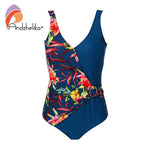 Andzhelika Floral Patchwork One Piece Swimsuit W